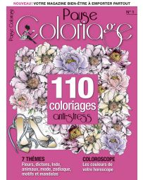Pause Coloriage n°1 - 110 coloriages anti-stress