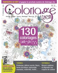 Coloriage Zen n°8 - 130 coloriages anti-stress