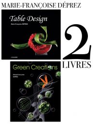 Marie-Françoise Déprez : 2 livres Table Design et Green Creations