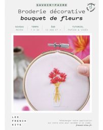 Les French Kits - Bouquet de fleurs à broder
