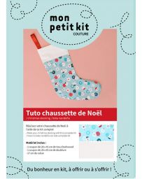 Mon petit kit couture - chaussette de Noël 