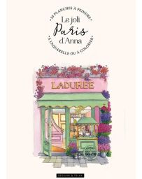 Le joli Paris d'Anna - 20 planches à peindre à l'aquarelle