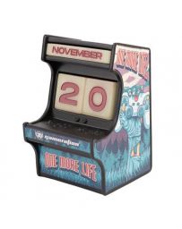 GAMERATION - Arcade - Calendrier Perpétuel 3D en Résine (Glow)