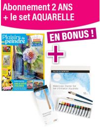 Plaisirs de Peindre (2 ANS) + EN BONUS le set AQUARELLE