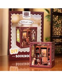  Mini Book Nook Kit - DIY- Salon pour Gentlemen - Avec Aimants