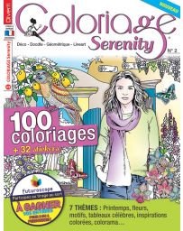 Coloriage Serenity 2 - Avec 100 coloriages et 32 stickers à colorier