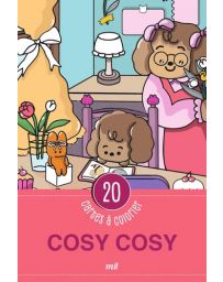 Cosy cosy -20 cartes à colorier