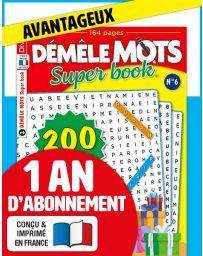 Abonnement 1 AN à Démêle Mots Super Book