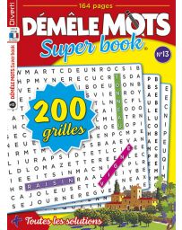 Démêle Mots Super Book n°13 - Avec 200 grilles pour jouer !