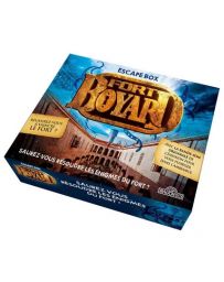 Fort Boyard - Escape Box - Coffret 1 livret, 40 cartes, 1 bande-son et 1 poster 