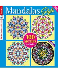 Mandalas Style n°10 - 100 motifs à colorier