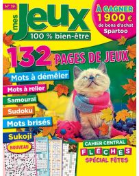 Mes Jeux 100 % Bien-Être 19 - Cahier Fléchés Spécial fêtes