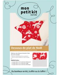 Mon petit kit couture : Dessous de plat de Noël