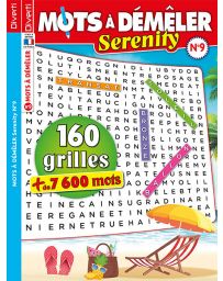 Mots à Démêler Serenity 9 - 160 grilles - Plus de 7600 mots à découvrir
