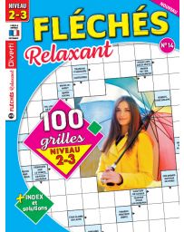 Magazine Fléchés Relaxant 14 - 100 grilles Niveau 2-3