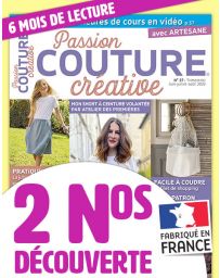 Passion Couture Créative - Abonnement Découverte 2 numéros