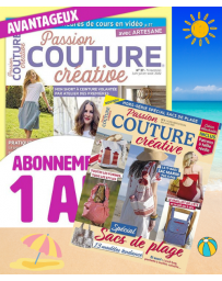 Abonnement Passion COUTURE Créative + le hors-série Sacs de plage Abonnement Passion COUTURE Créative + le hors-série Sacs de plage