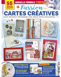 Passion Cartes Créatives 80 - 55 modèles exclusifs + tampons de Noël