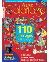 110 coloriages anti-stress - Pause Coloriage 16