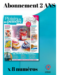 2 ANS d’abonnement à Plaisirs de peindre (8 numéros)