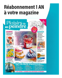 Réabonnement 1 AN Plaisirs de Peindre