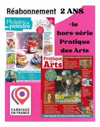 Réabonnement Plaisirs de Peindre (8 numéros) + 1 Hors-série spécial Pratique des Arts