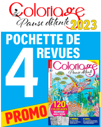 Collection 2023 Coloriage Pause Détente - 4 revues
