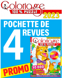 Collection 2023 Coloriage PUZZLE - 4 revues