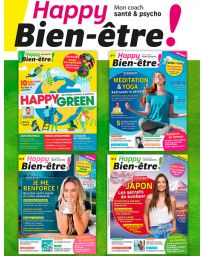 Collection 2020 Happy Bien-être - 4 revues