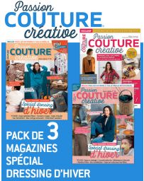 COUTURE créative - Pack de 3 magazines "Dressing d'Hiver"