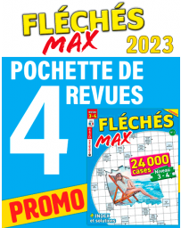 Pack Mots Fléchés MAX 2023 - 4 revues