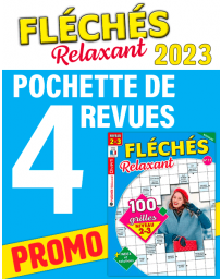 Pack Mots Fléchés Relaxant 2023 - 4 revues