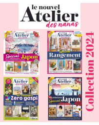Collection 2024 complète - LE NOUVEL ATELIER des NANAS : 4 numéros collectors