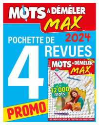 Pack Mots à Démêler Max 2024 - 4 revues