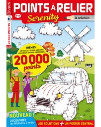 Points à Relier Serenity 15 - Thèmes : véhicules - stars - animaux - légumes de saison - astrologie
