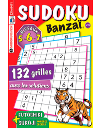 Sudoku Banzaï numéro 19 - Avec 132 grilles niveaux 5, 6 et 7