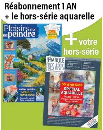 Réabonnement Plaisirs de Peindre (4 numéros) + 1 Hors-série spécial aquarelle