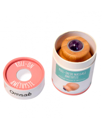 Roll-on de Massage en Améthyste et Bois