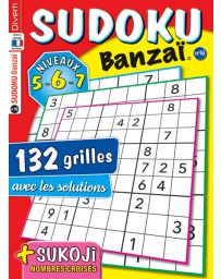 Sudoku Banzaï numéro 16 - Avec 132 grilles niveaux 5, 6 et 7