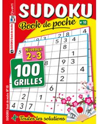 Sudoku Book de poche numéro 10 - Niveaux 2-3
