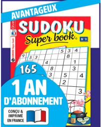 Abonnement 1 AN à SUDOKU Super Book
