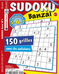 Sudoku Banzai 01 - Niveaux 5-6-7 