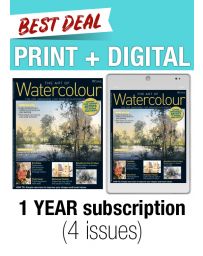 PRINT + DIGITAL 1-year subscription - The Art of Watercolour magazine