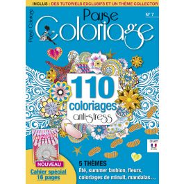 Pause Coloriage 8 + Mon cahier coloriage FUN, 16 ambiances à colorier