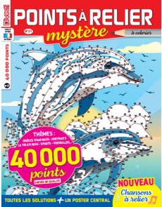 Points à relier mystère 21 - Animaux aquatiques, vacances, fête foraine, jungle, bateaux...