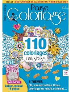 Pause Coloriage n°7 - Cahier spécial 16 pages Coloriage Fun