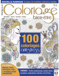 Coloriage bien-être n°8 - 100 coloriages anti-stress
