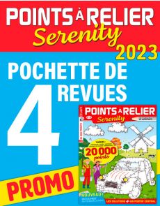 Pack Points à Relier Serenity 2023 - 4 revues