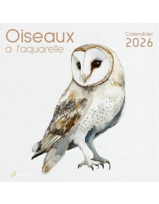 Calendrier oiseaux à l'aquarelle - Edition 2026