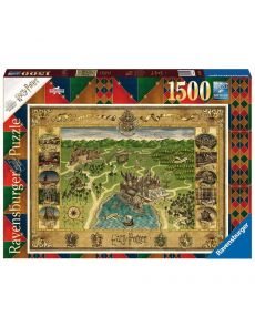 Puzzle - Harry Potter : la carte de Poudlard - 1500 pièces